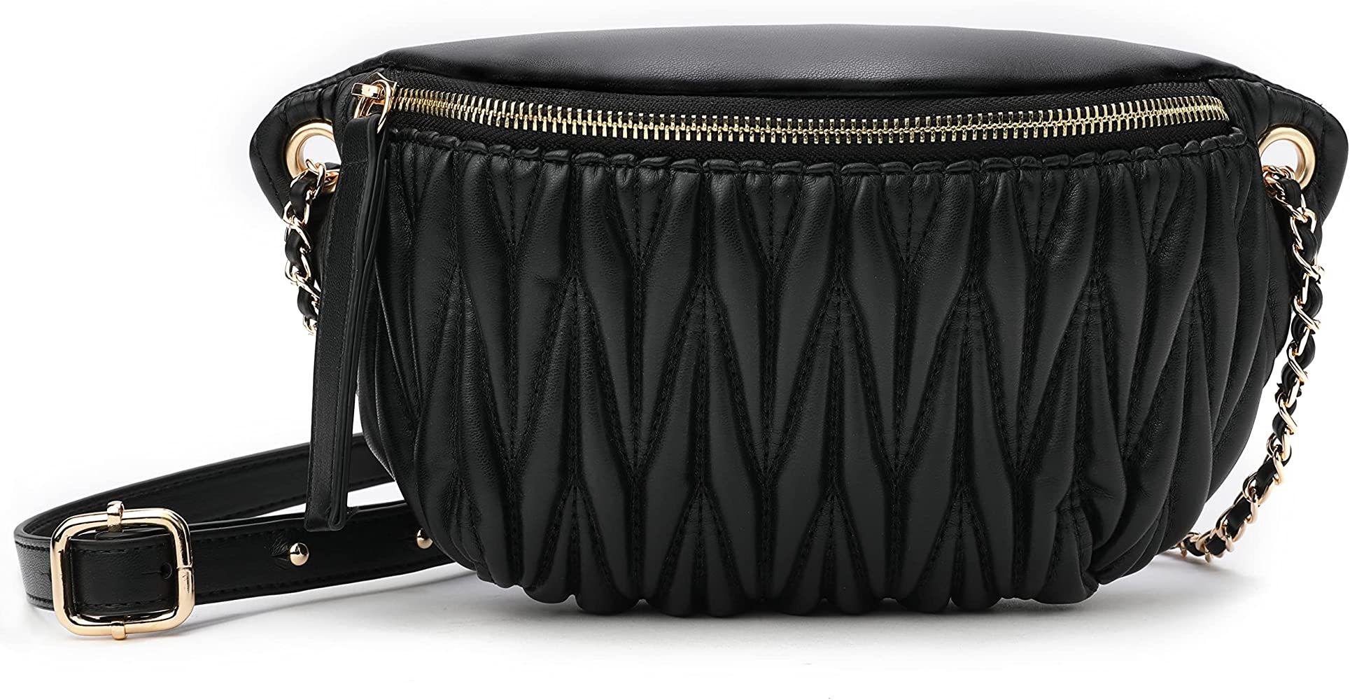Keyli Fanny Pack Crossbody Bags for Women, Fashion Striped Belt Bag Waist Pack for Women with Adj... | Amazon (US)