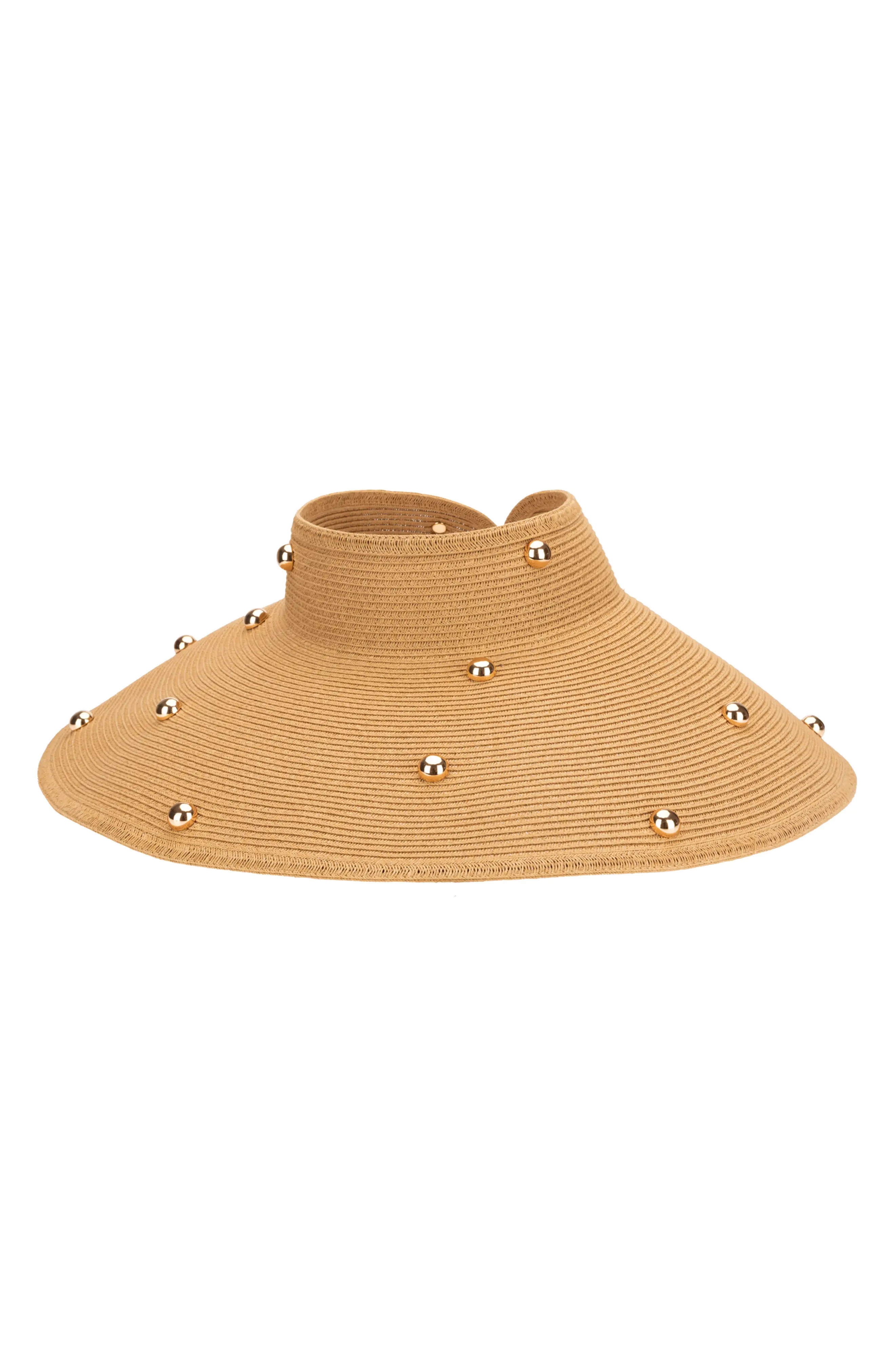 Bead Accent Packable Wide Brim Visor (Women) | Nordstromrack | Nordstrom Rack