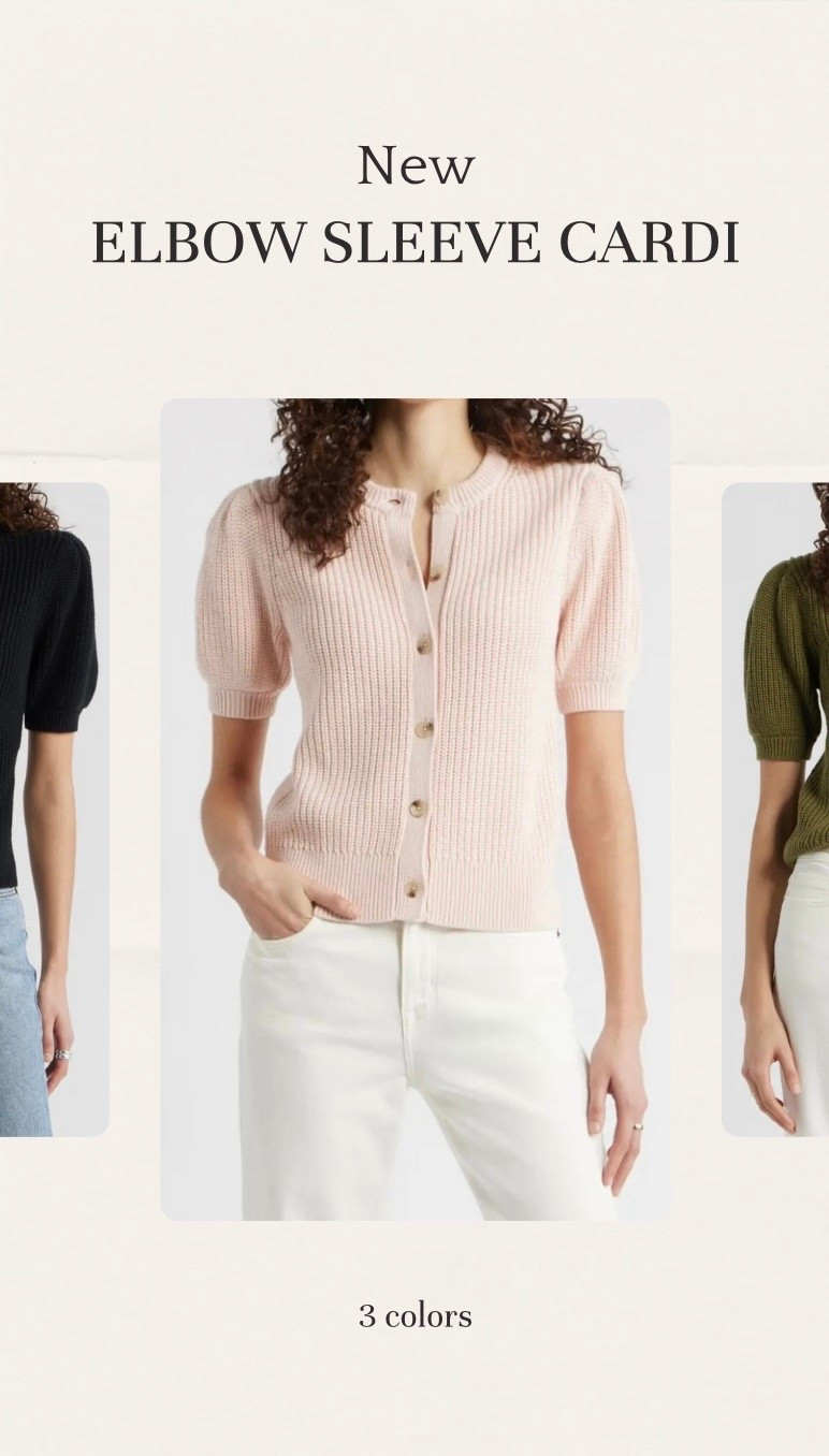 Love a short sleeve sweater option for Spring. 

#LTKOver40 #LTKSeasonal