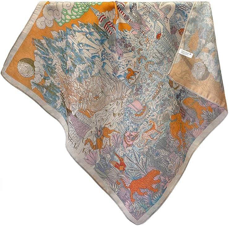 Tim & Tina Square Scarf for Women 27x27 Inches Soft Cotton-Feel Versatile Head Wrap, Neck Scarf & Hair Accessory, Bag Charm | Amazon (US)