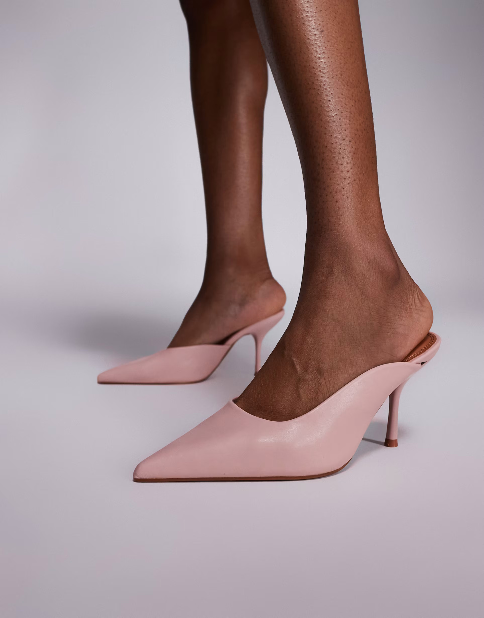 River Island court heels in light pink | ASOS (Global)
