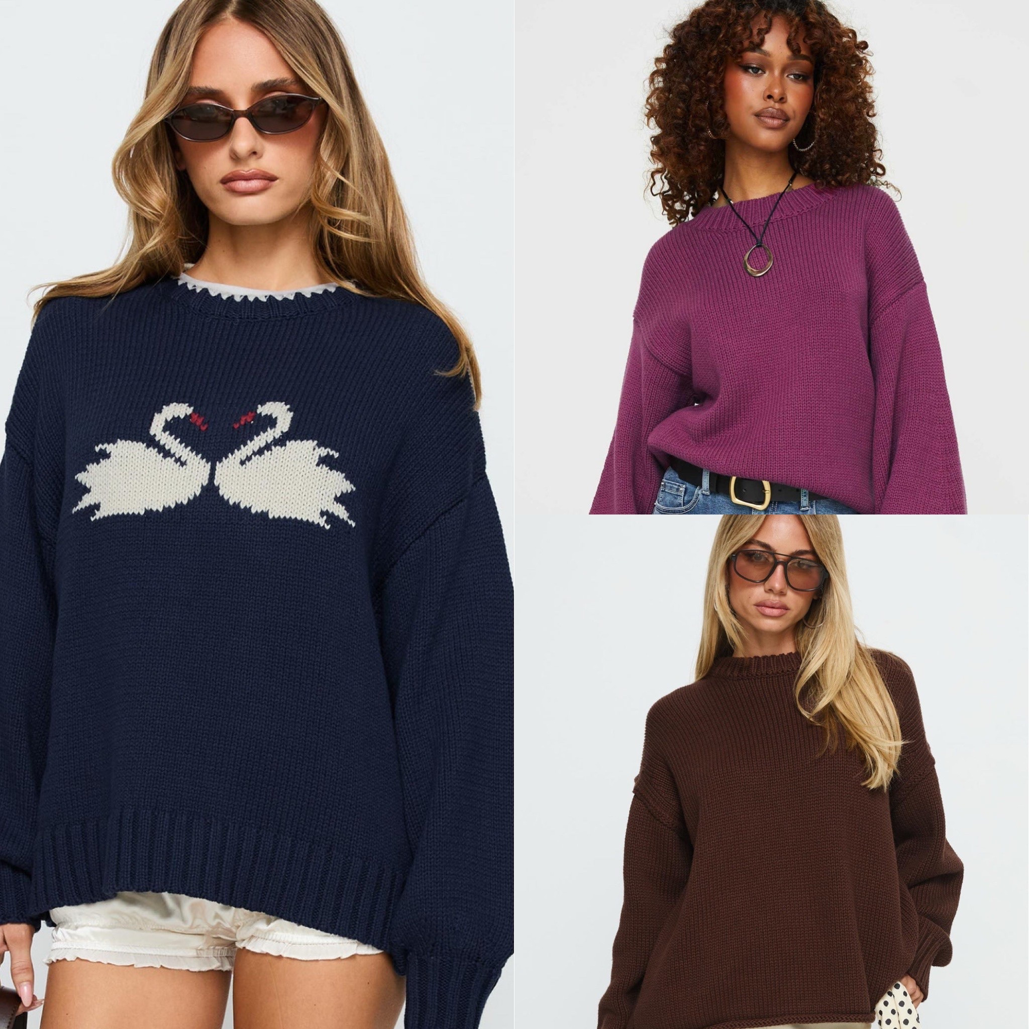 Sweater haul from princess Polly 🫶🏼 perfect for fall and winter 

#LTKFindsUnder50 #LTKFindsUnder100 #LTKStyleTip