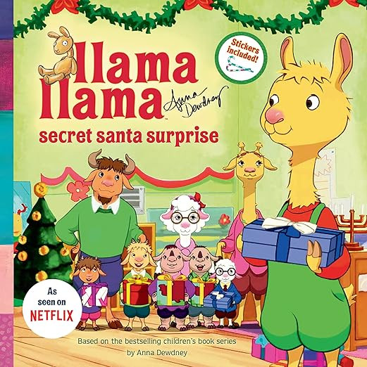 Llama Llama Secret Santa Surprise      Paperback – Sticker Book, October 15, 2019 | Amazon (US)