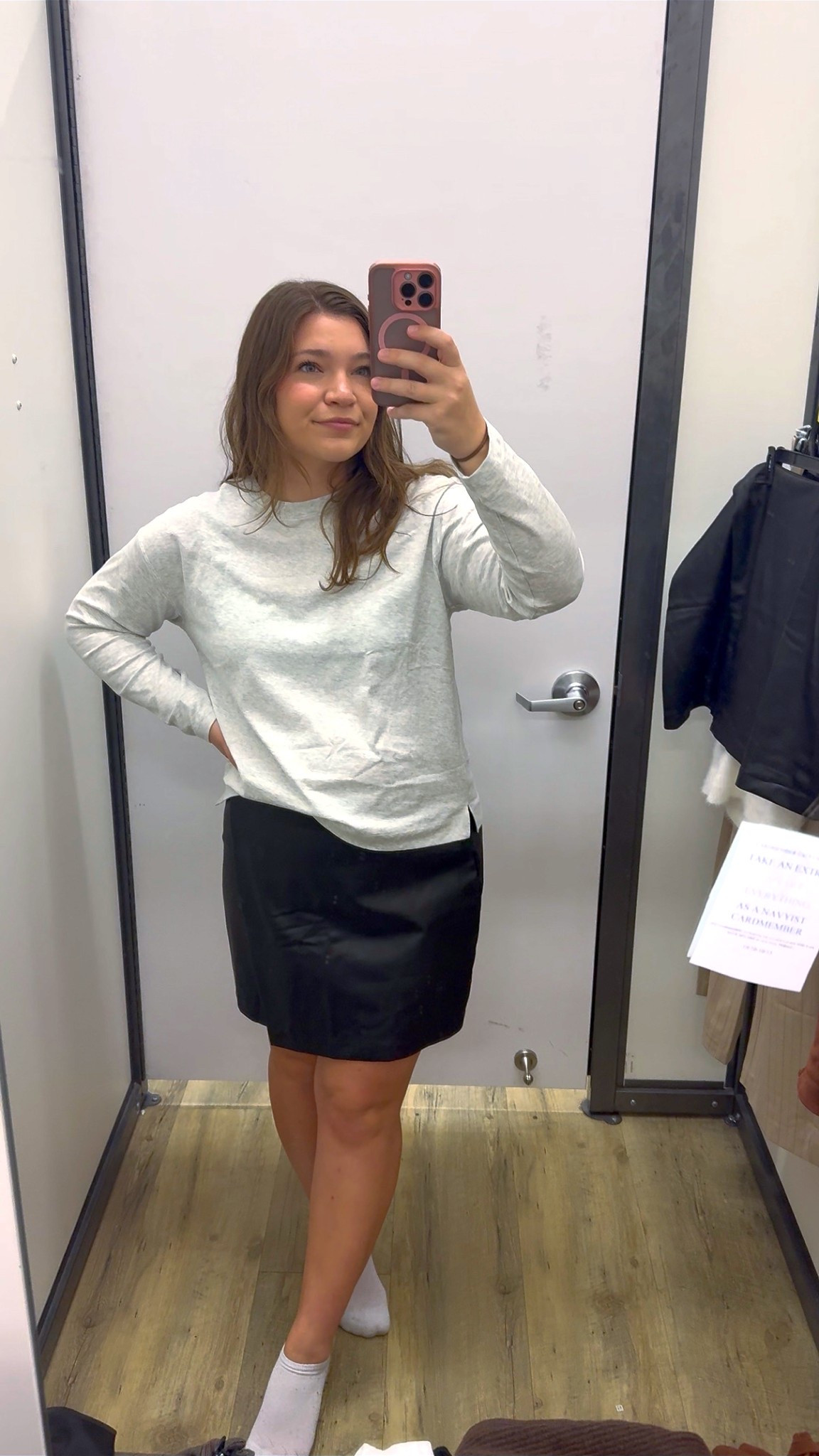 Not joking when i say I own this shirt in EVERY color! I’m obsessed! The perfect slouchy long sleeve. + ever needs a black leather skirt for concerts, bachelorettes and girls nights! & this one is PERFECT length - doesn’t make me feel exposed!

#LTKGiftGuide #LTKWorkwear #LTKMidsize