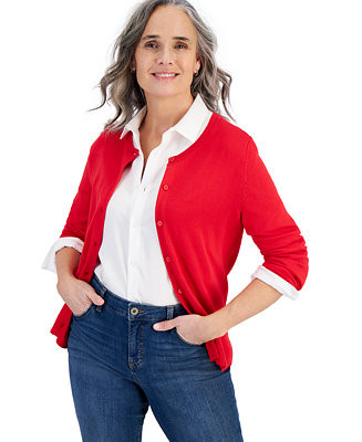 Women's Button-Up Cardigan, PP-4X, Created for Macy's | Macy's Canada