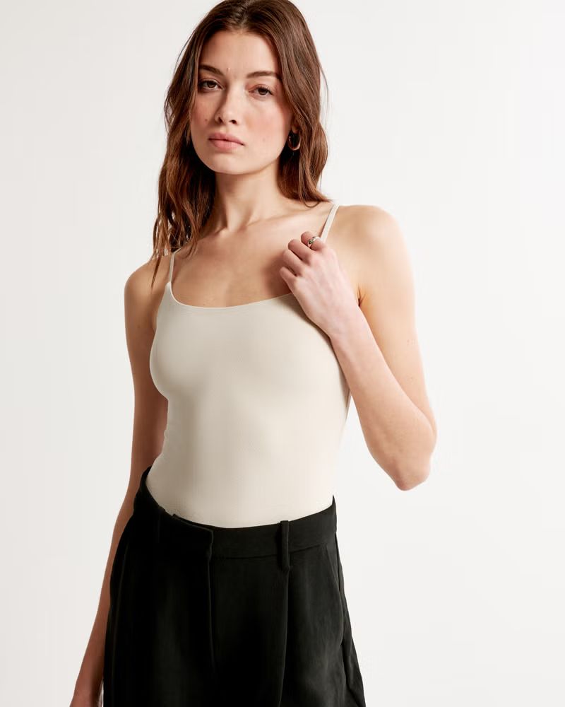 Women's Cotton Seamless Fabric Cami Bodysuit | Women's Tops | Abercrombie.com | Abercrombie & Fitch (US)