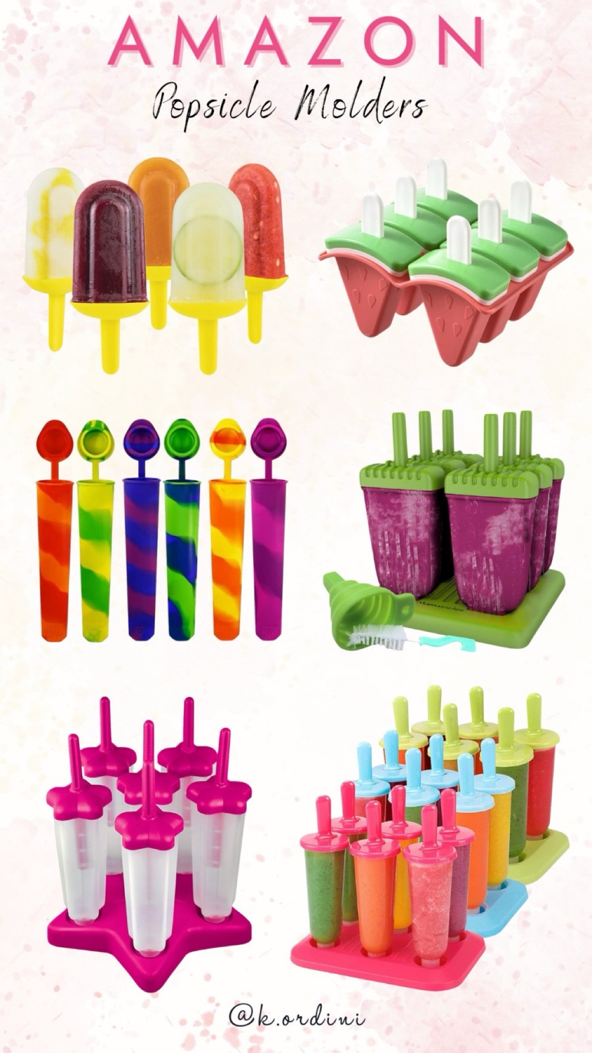 Beat the heat with homemade treats! These popsicle molds from Amazon are perfect for creating refreshing summer snacks. #PopsicleMolds #SummerTreats #HomemadeGoodness #AmazonFinds #CoolDown

#LTKhome #LTKkids