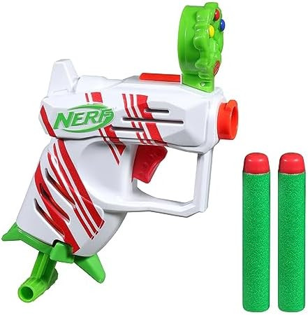 Nerf Elite 2.0 Jolly Dash Blaster, 2 Elite Darts, Pull to Prime, Winter Toy Foam Blaster for 8 Ye... | Amazon (US)