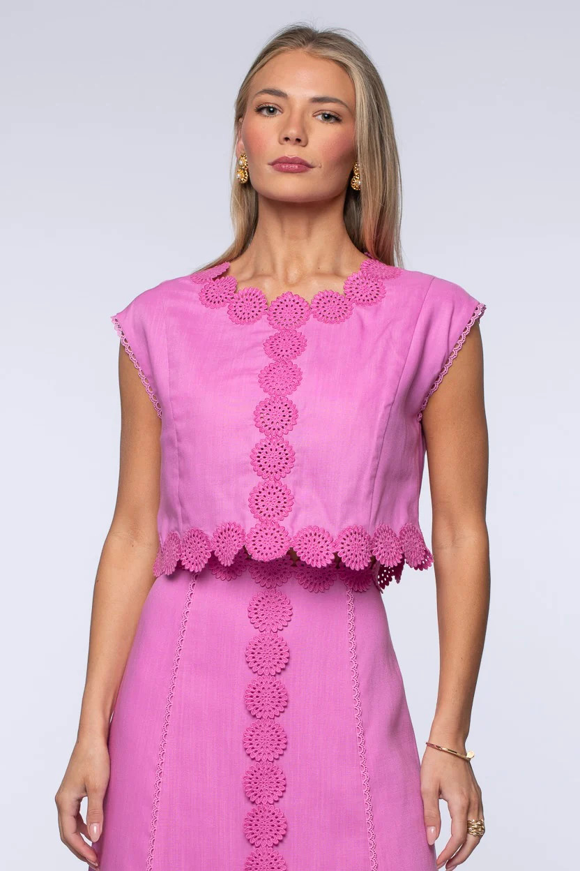 Jackie Top in Petal | Elizabeth James The Label