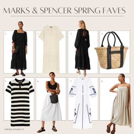 Some of my favourites from the Marks And Spencer spring new ins including midi dresses, basket bags and outfits for wedding season and holiday outfits ! #mididress #weddingguestdress #allwhiteoutfit #summerdresses #summersandals #holidayoutfit #ltkholiday #summerdresses #holidaydressing #backinstock 

#LTKtravel #LTKeurope #LTKstyletip