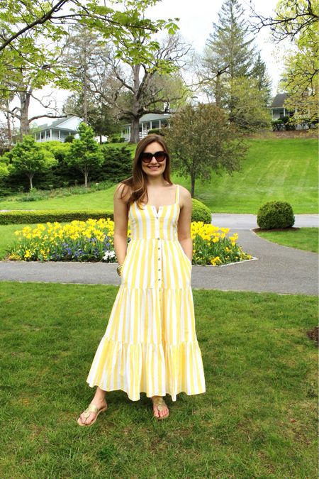 I am so thrilled to work with @duffieldlane this summer to promote their new collection! This Lemon Linen Stripe Dress is a classic style with modern comfort for warm days. 

#LTKworkwear #LTKSeasonal #LTKstyletip