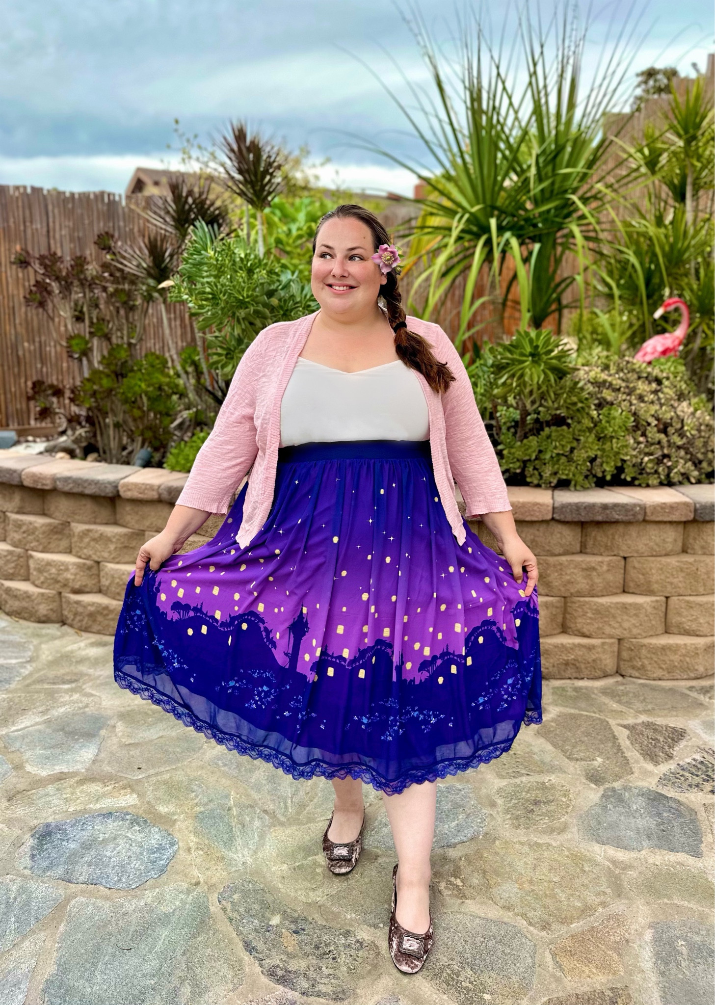 Loving this new Tangled skirt! #heruniverse #tangled #disneystyle #disneybound 

#LTKmidsize #LTKtravel #LTKplussize