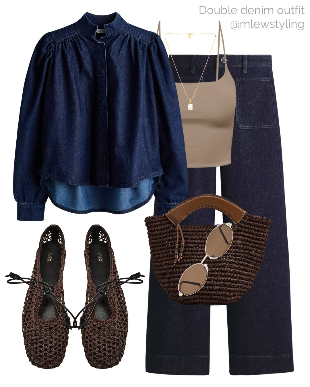 Double denim spring outfit 💙

#LTKSeasonal #LTKootd #LTKgrwm