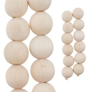 Raw Pine Wood Round Beads, 25mm by Bead Landing™ | Michaels Stores