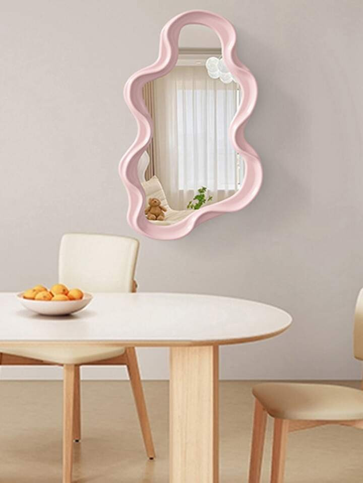 1pc Irregular Shaped Cloud Style Makeup Mirror For Wall Decor In Bathroom | SHEIN