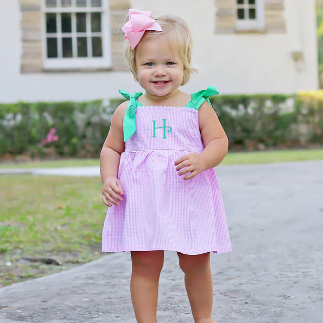Pink Gingham Aubree Bubble | Classic Whimsy