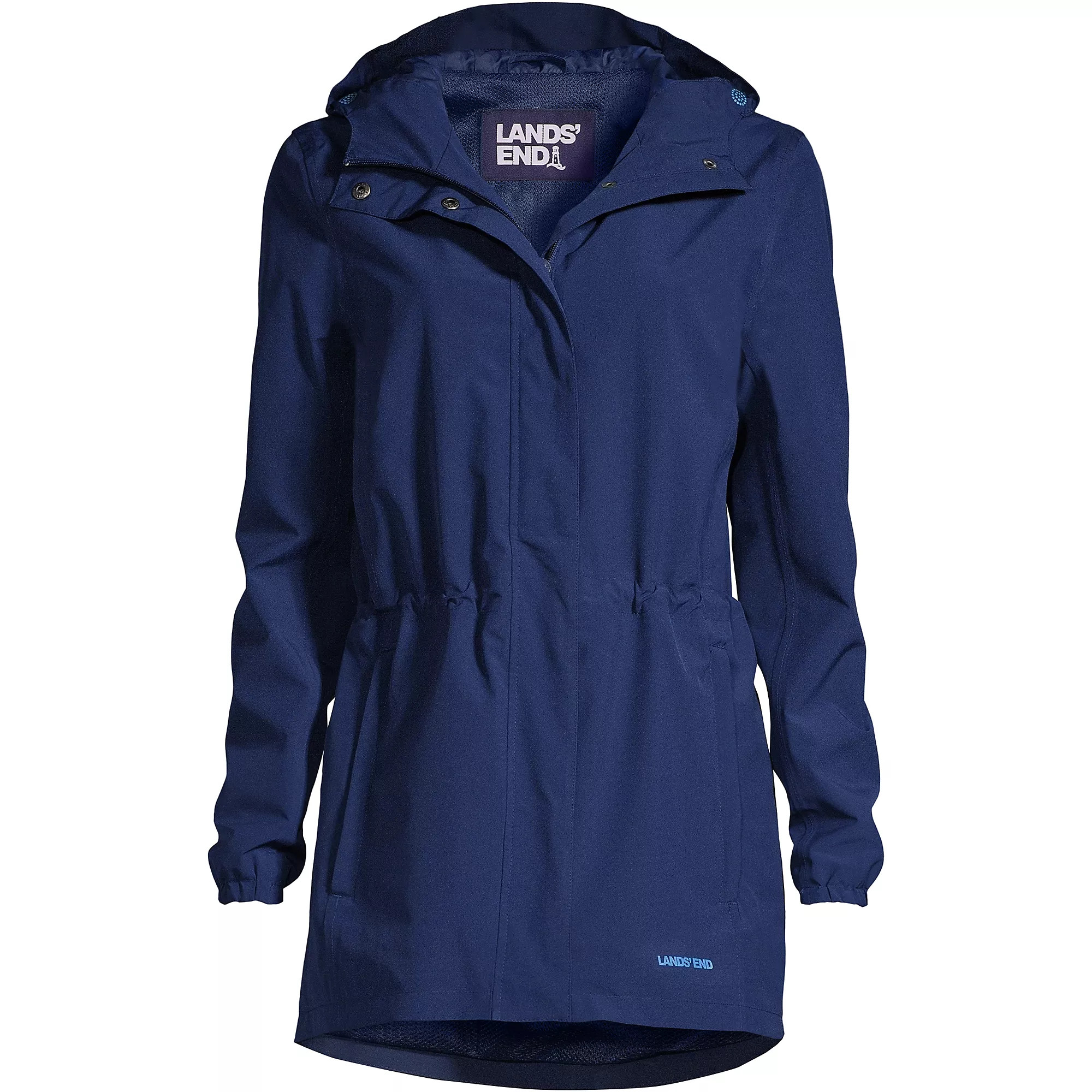 Squall Packable Waterproof Raincoat | Lands' End (US)