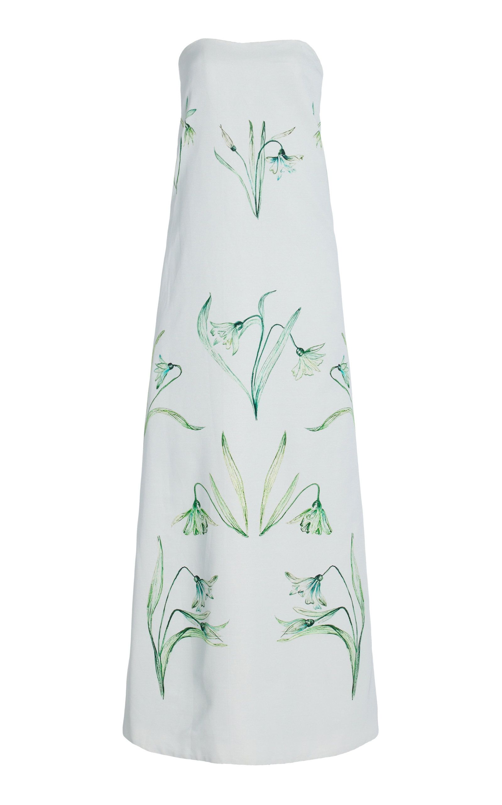 Looking Glass Cotton-Blend Column Gown | Moda Operandi (Global)