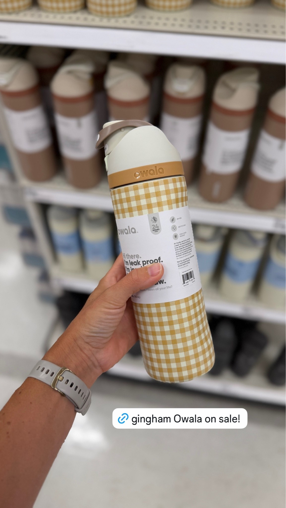 Gingham Owala now on sale! There’s a light blue gingham too 😍

#LTKHome #LTKSaleAlert #LTKActive