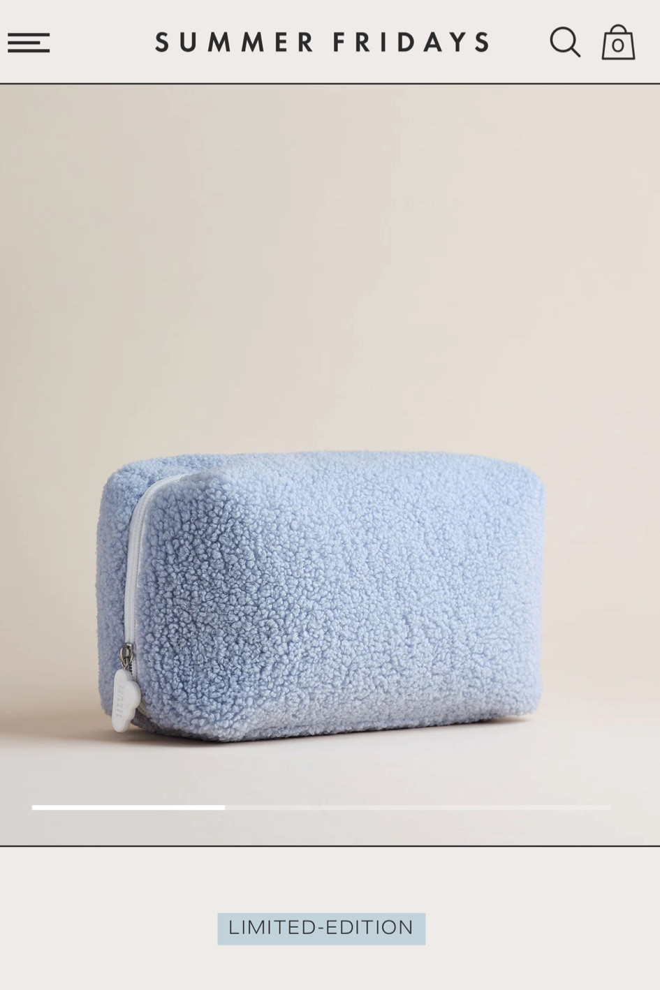 Amazing skincare that I use daily! I’m also obsessed with their zippered punches for traveling!