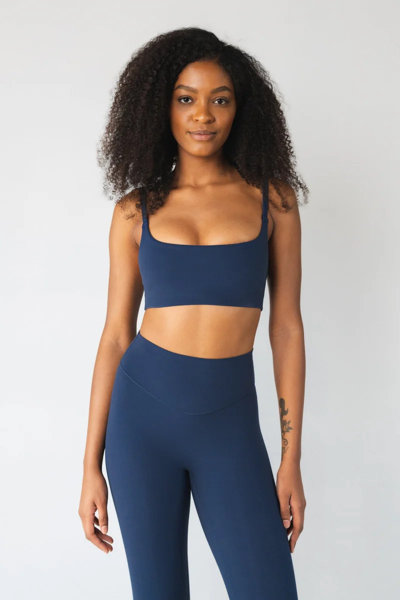Cloud II Scoop Bra - Navy | Vitality