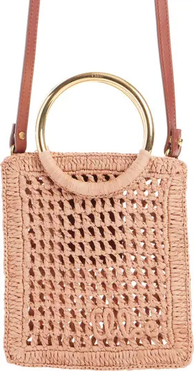 Mini Summer Banana Raffia Tote | Nordstrom