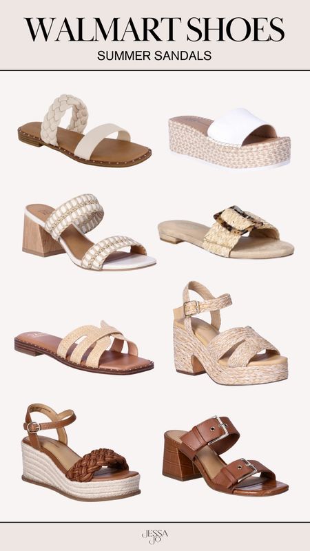 Walmart Summer Sandals | Walmart Shoes | Walmart Platform Sandals | Trending at Walmart 

#LTKShoeCrush #LTKFindsUnder50 #LTKStyleTip