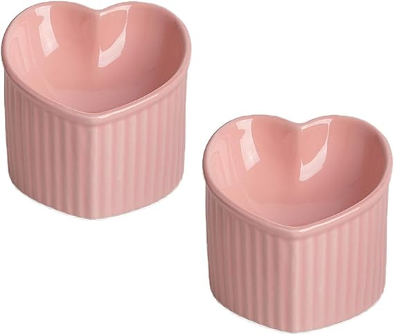 Ceramic Cat Bowls Tilted Elevated Food or Water Bowls Pet Bowl for Small Cats - Stress Free, Back... | Amazon (US)