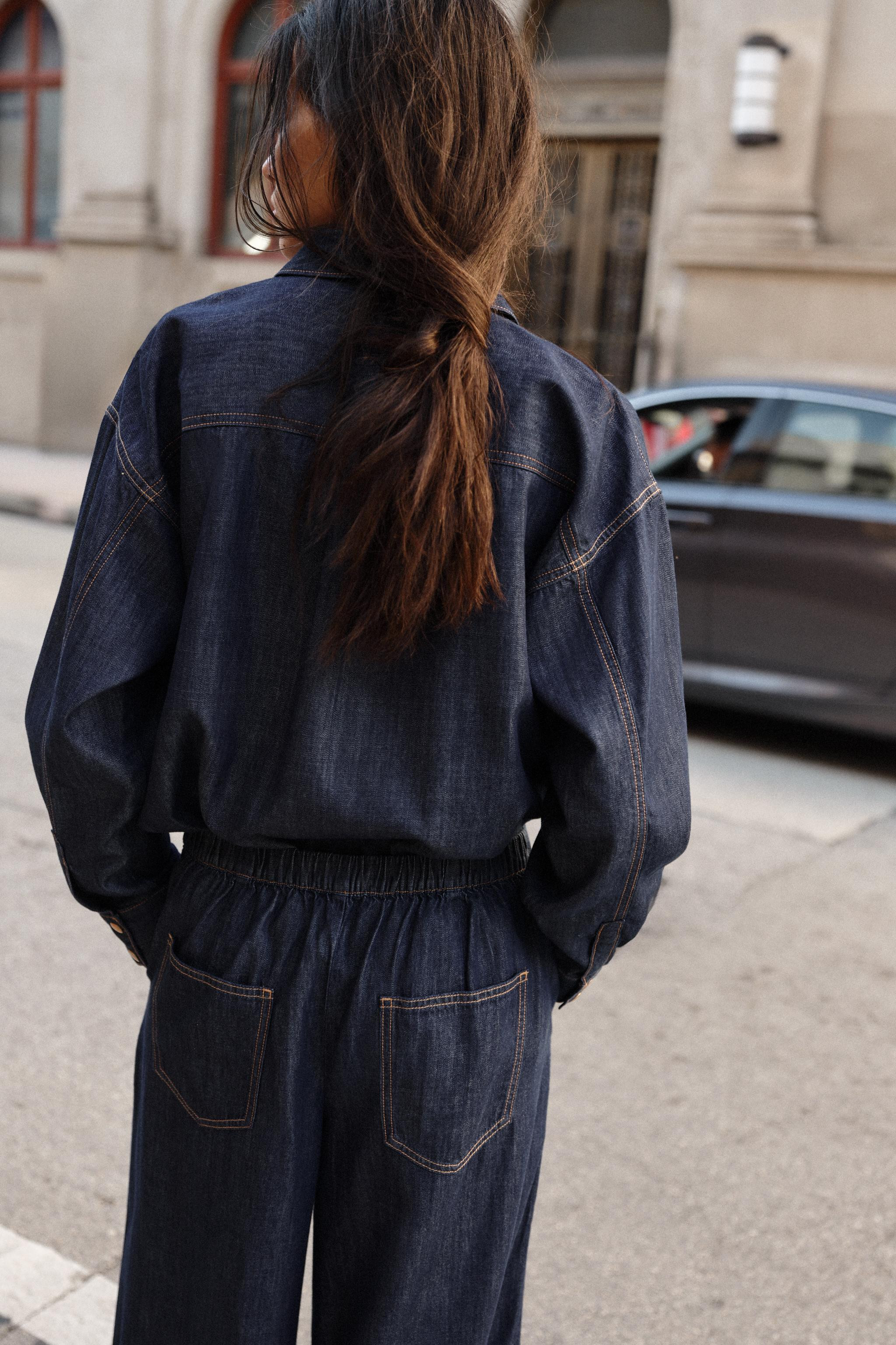 JEANS Z1975 JOGGER WIDE LEG TIRO ALTO SET | Zara US