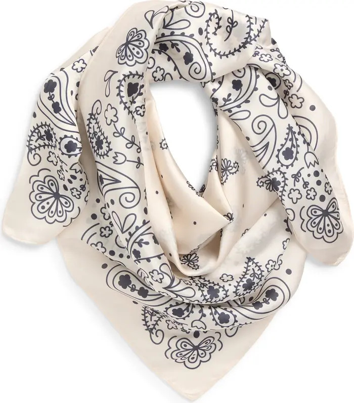 Oversize Square Satin Scarf | Nordstrom