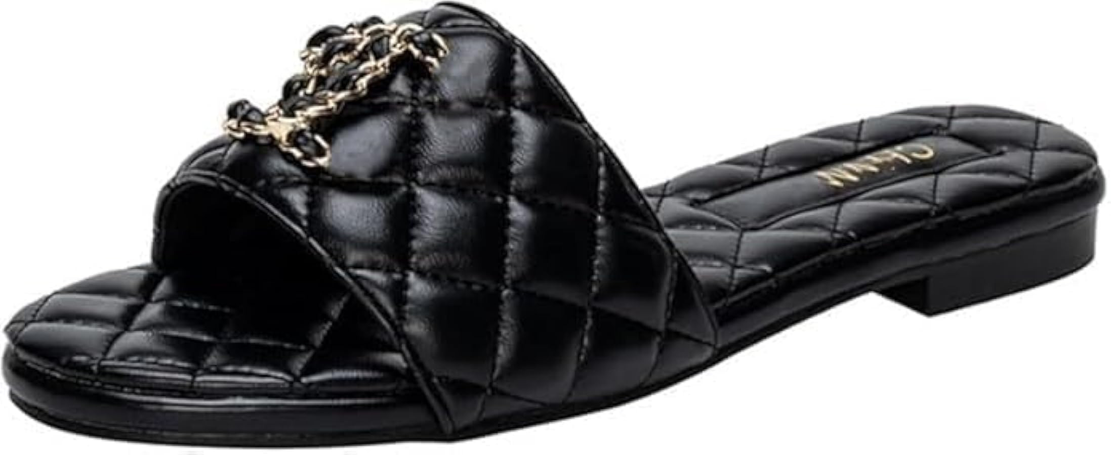 Women's Sandals Casual Modern Flat Sandals Comfort Slip On Leather Sandals | Amazon (US)