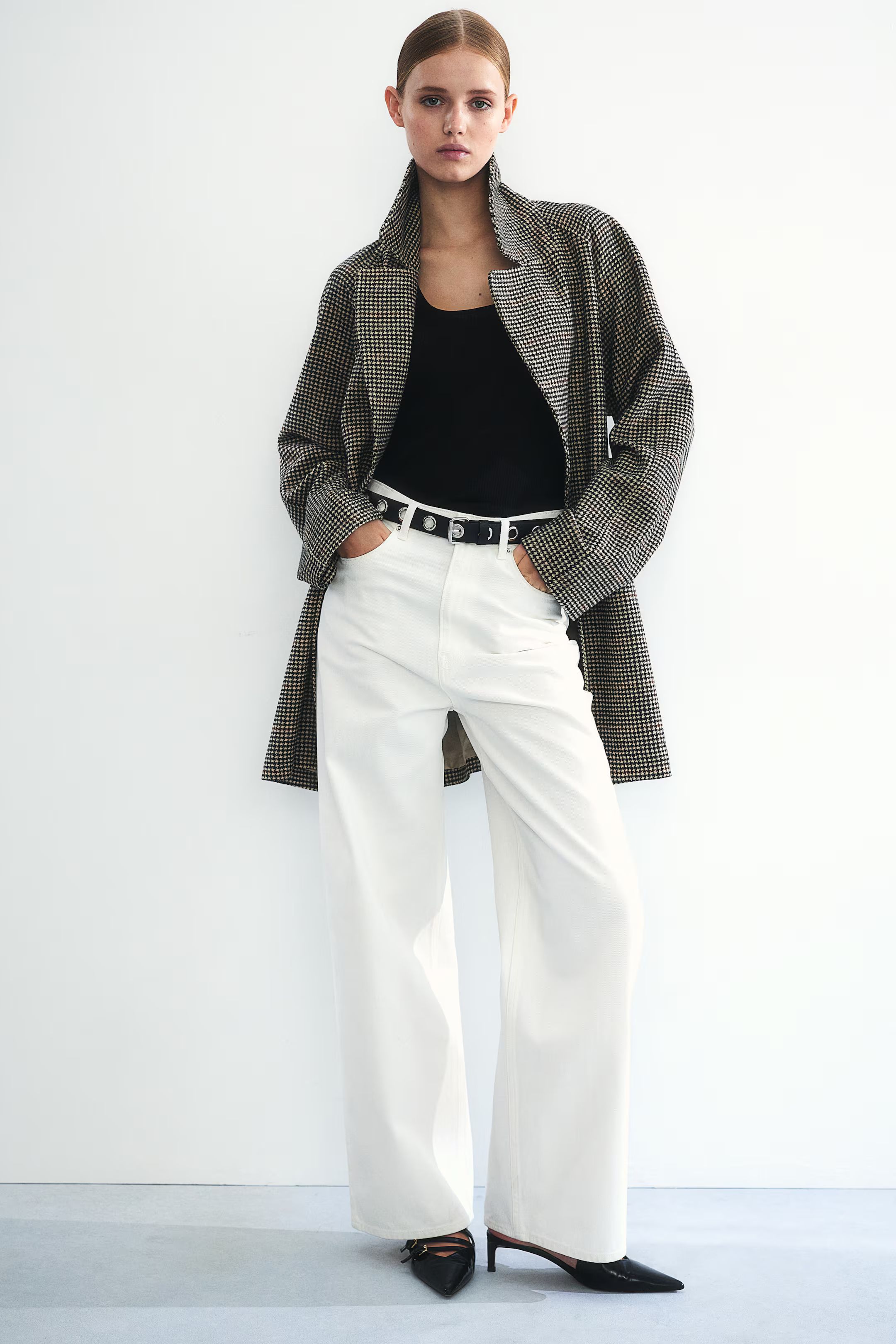 Tie-Belt Felted Coat | H&M (US + CA)