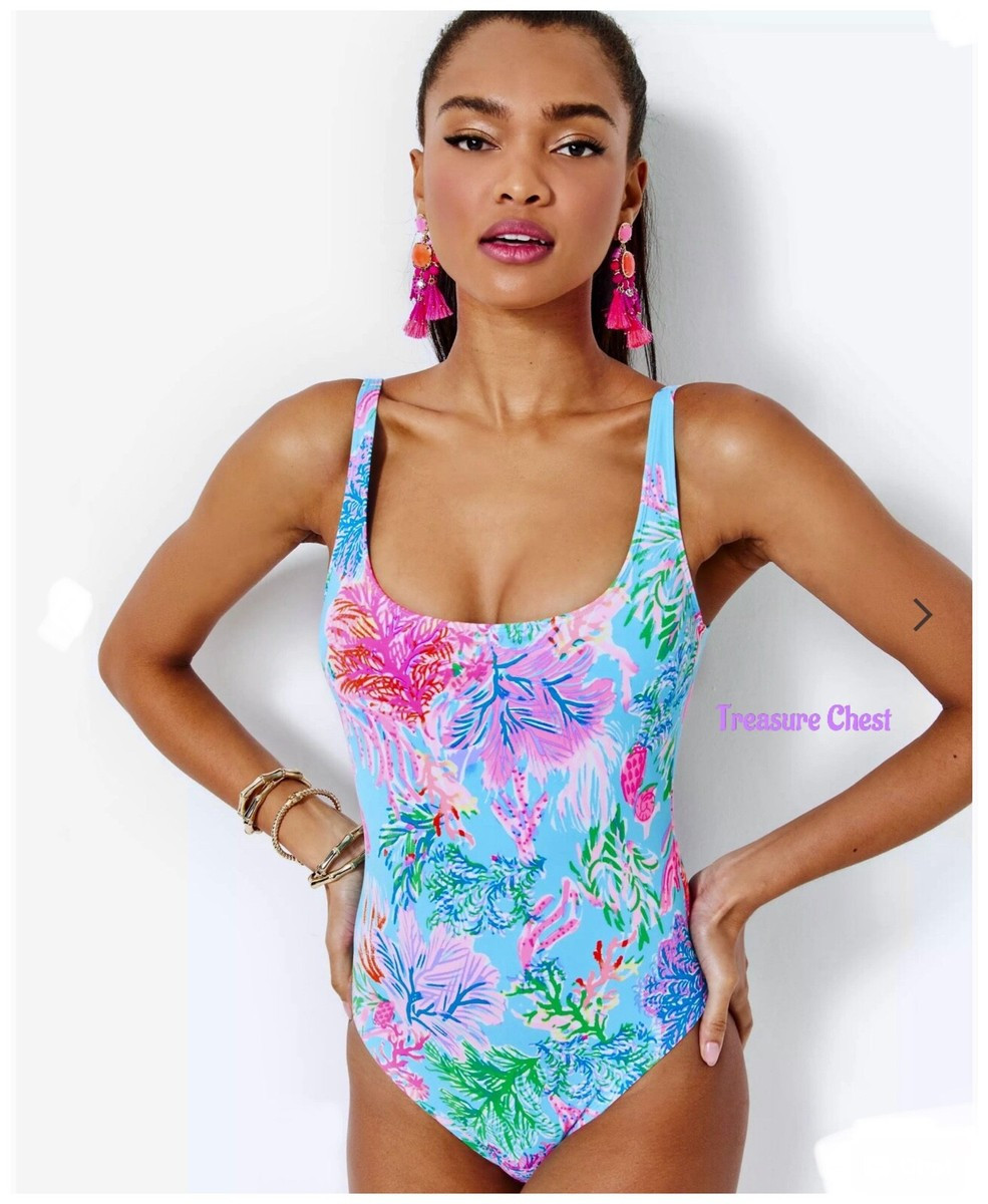 Lilly Pulitzer NWT Brin One Piece Swimsuit Cay To My Heart Size 12 | eBay | eBay US