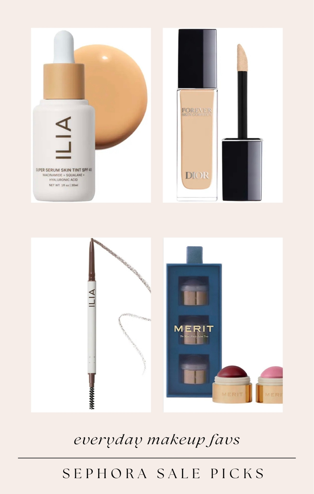Sephora sale - everyday makeup 

#LTKautumn #LTKsale #LTKbeauty