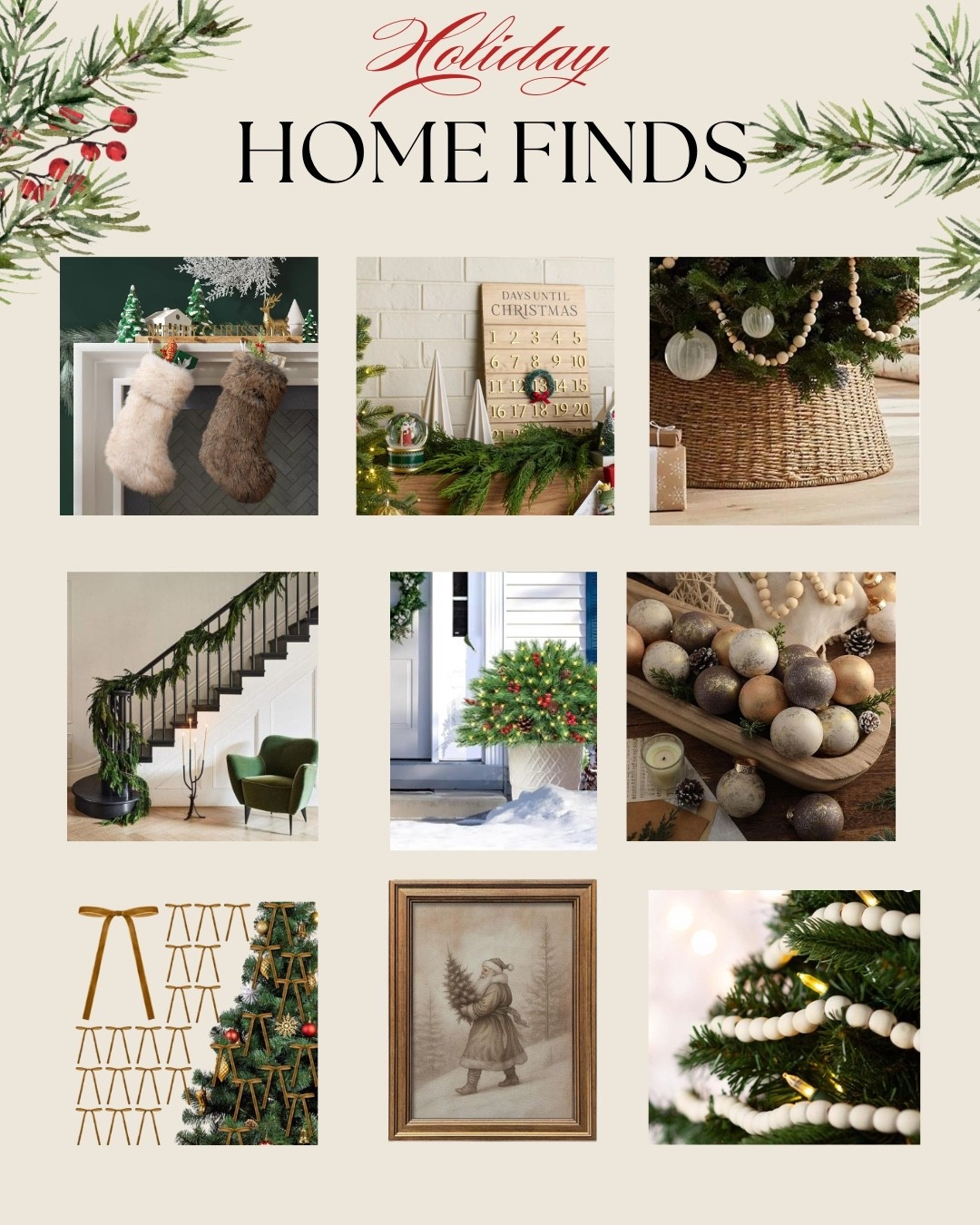 My favorite holiday decor! Some really pretty neutrals for your home this season! Bows, stocking, tree skirts, ornaments, garland, outside faux plants. These are all my favorites that I own! #christmasdecor

#LTKHome #LTKHoliday #LTKSeasonal