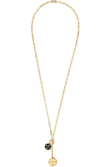 Foundrae - Dream Annex 18-karat Gold, Diamond And Enamel Necklace | NET-A-PORTER (US)