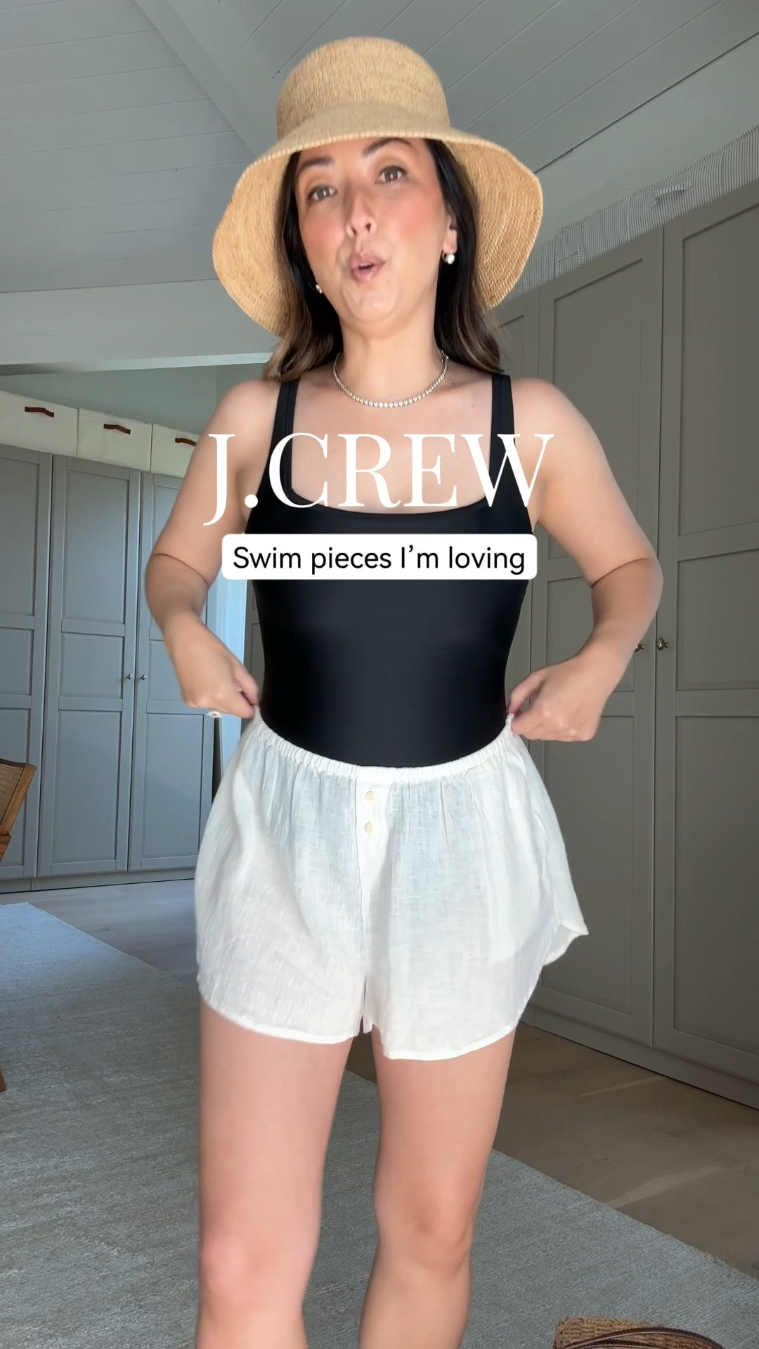 Love this one-piece for summer, so flattering and long-torso friendly. Size up in the cover up shorts. 

One-piece swimsuit size 2 long torso
Cover up shorts small - size up
Black sandals 5

#LTKmomlife #LTKPetite