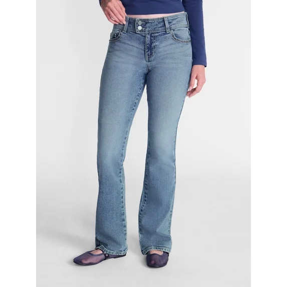 No Boundaries Extended Tab Bootcut Jeans, 31.5'' Inseam, Women’s 00-20 | Walmart (US)