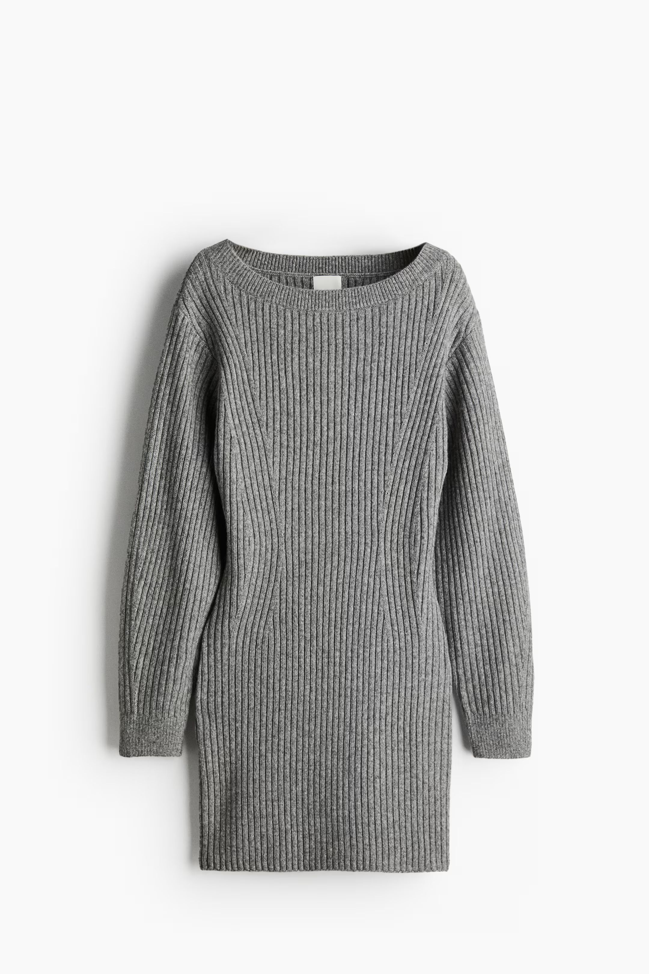 Rib-Knit Boat-Neck Dress | H&M (US + CA)