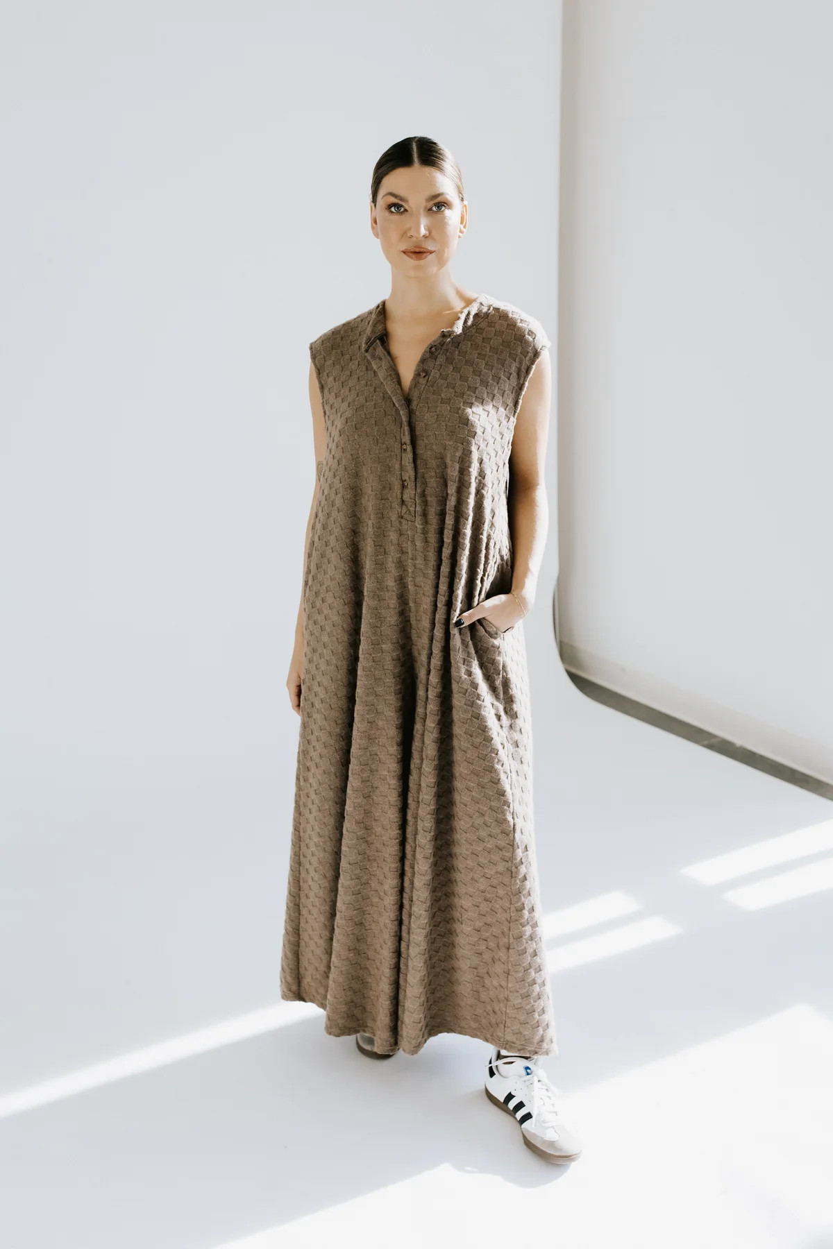 Mackenzie Jumpsuit - Brown | THELIFESTYLEDCO