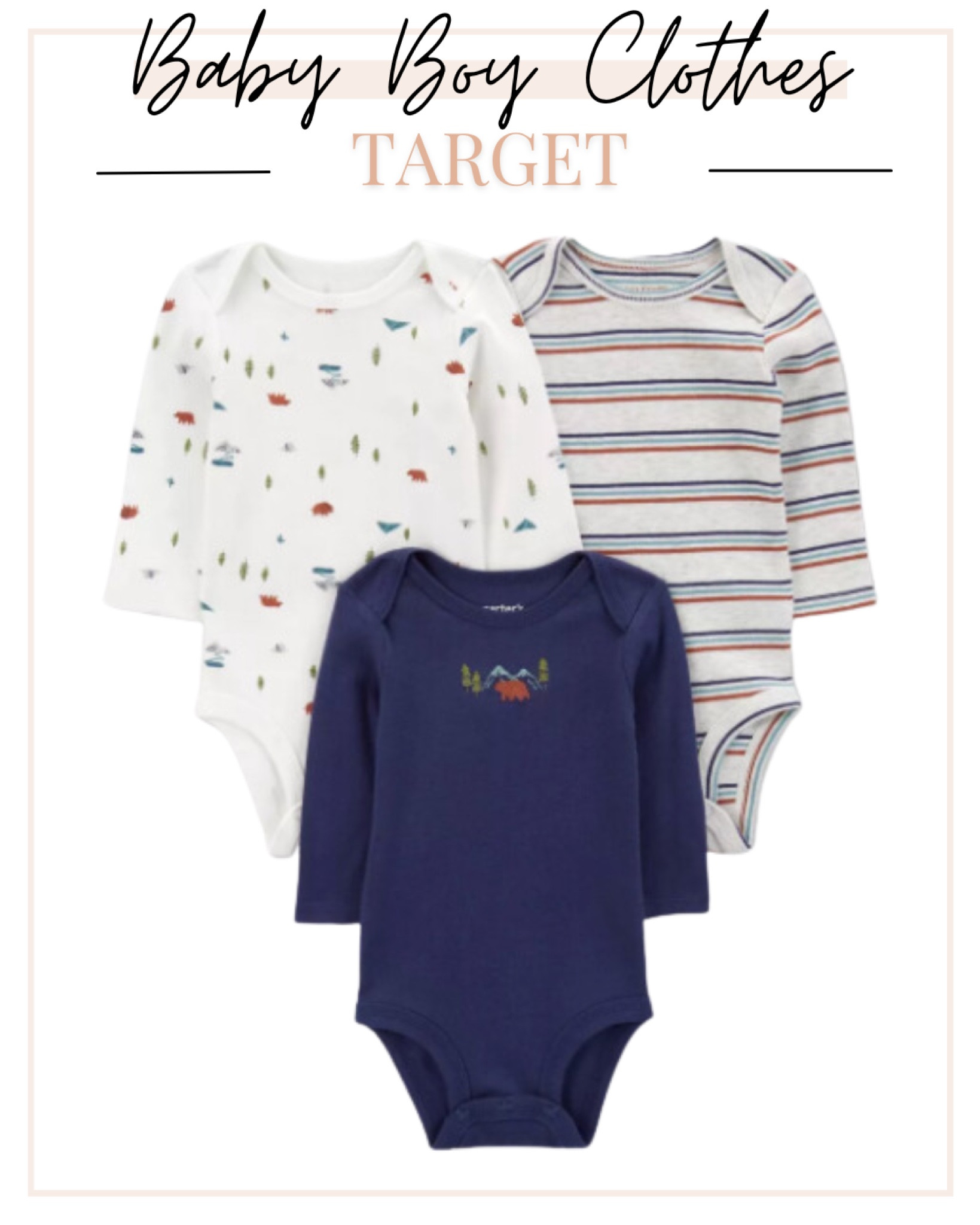 Check out these baby boy clothes from Target

Baby clothes, baby boy clothes, baby onesie, baby sleepers, baby shower gift

#babyboyclothes
#babyshower 

#LTKfamily #LTKkids #LTKbaby