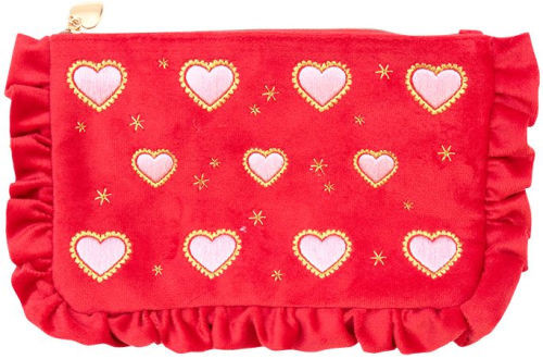 Heart Embroidered Pouch | Barnes & Noble