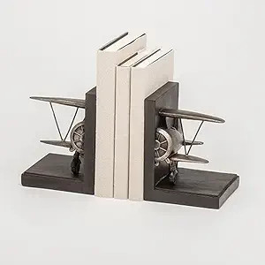 Roman Giftware Inc., Home Décor, Every Day Gifts, 7.75" H Airplane BOOKENDS,Religious, Inspirati... | Amazon (US)
