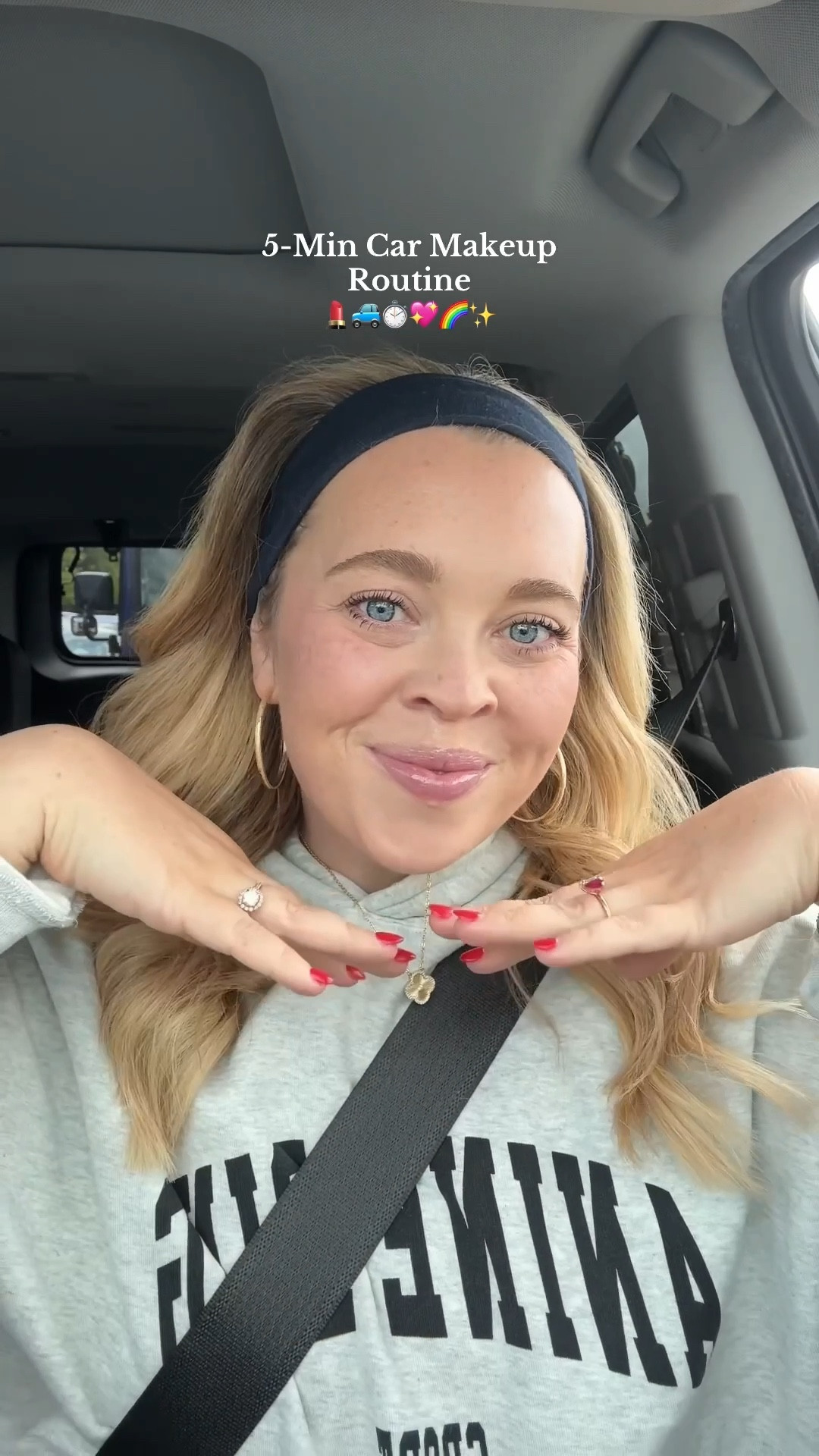 5 min easy makeup routine!!