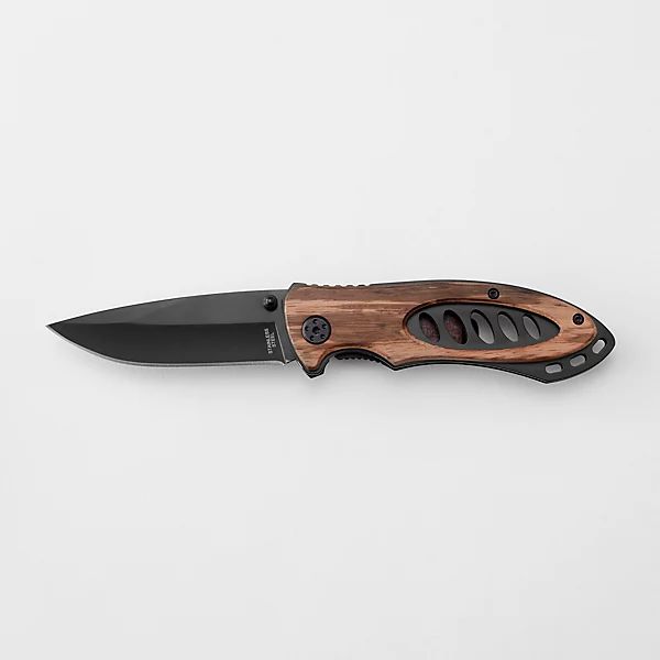 Wood and Gunmetal Pocket Knife | Things Remembered