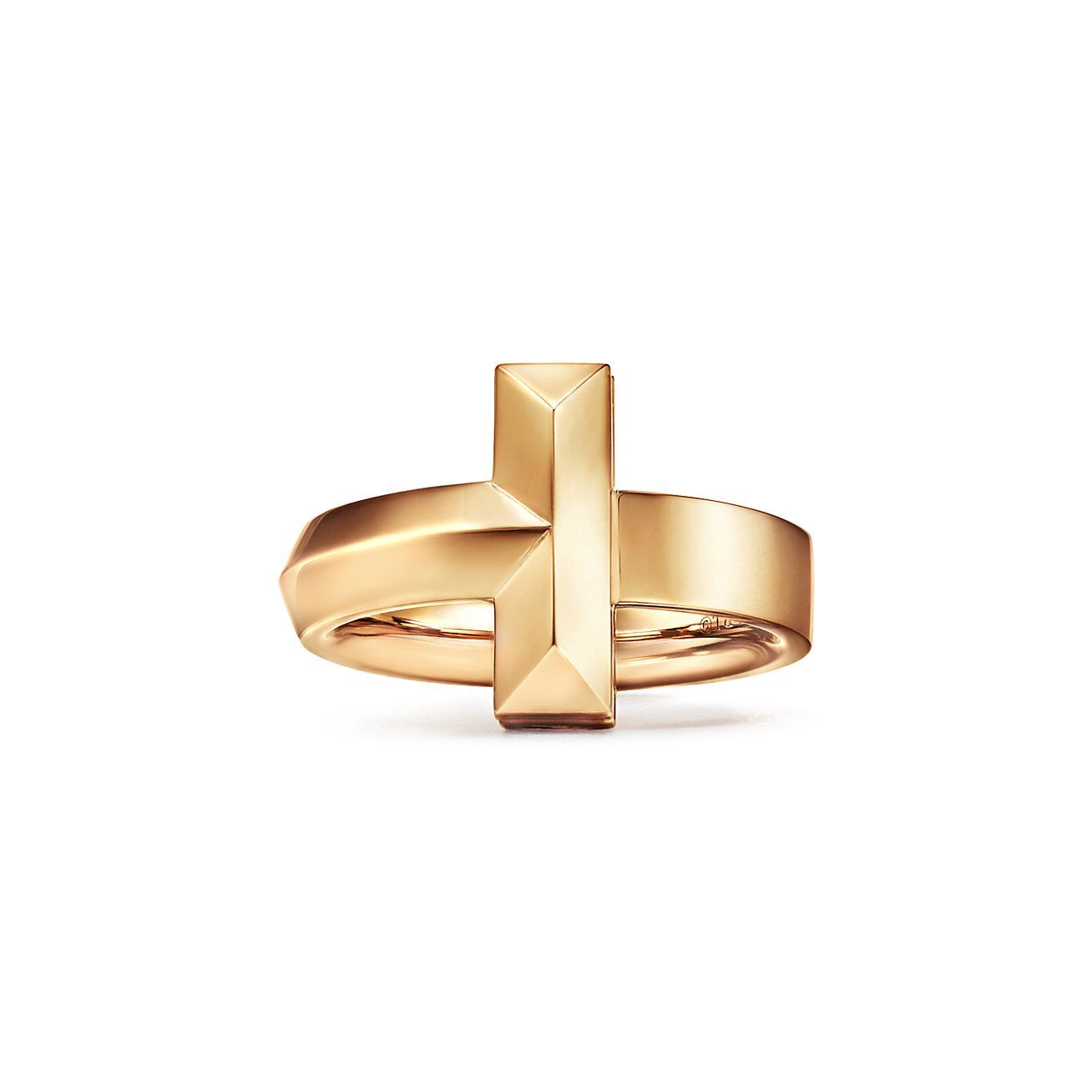 Tiffany T T1 Ring in Yellow Gold, 4.5 mm Wide | Tiffany & Co. | Tiffany & Co. (UK)