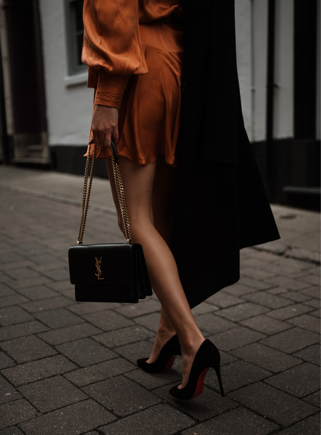 Saturday Night Date Night Outfit with Orange Zimmermann silk dress, black Christian Louboutin shoes, a black longline coat and YSL Sunset Medium bag. Simple yet stunning 🤌 #yslbag #yslsunset #datenightoutfit #eveningoutfit #revengedress #sexyoutfit #ysl #SaintlLaurentBag #designerbag

#LTKstyletip #LTKSeasonal #LTKeurope