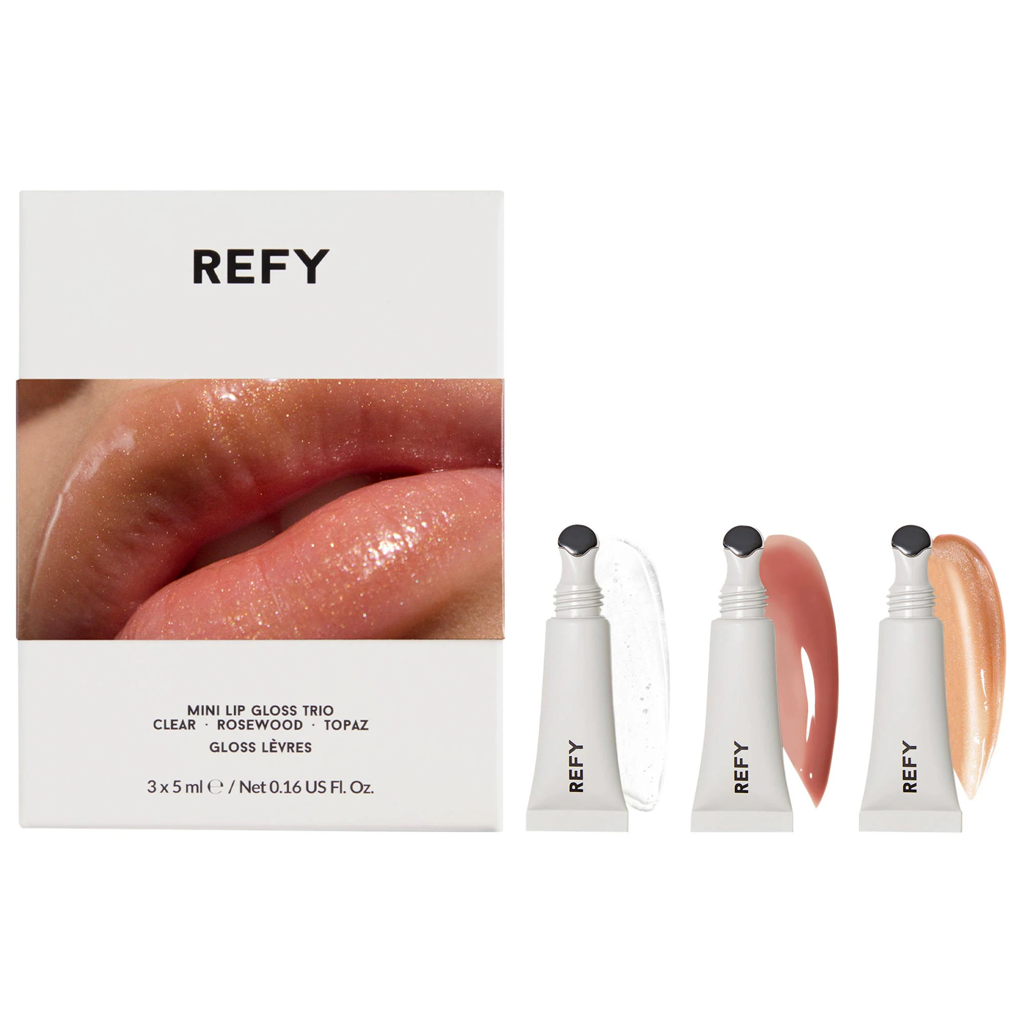REFY Mini Lip Gloss Trio Gift Set n.a | Sephora (CA)