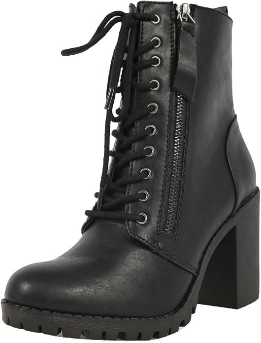 Soda Women's Malia Combat Boot | Amazon (US)