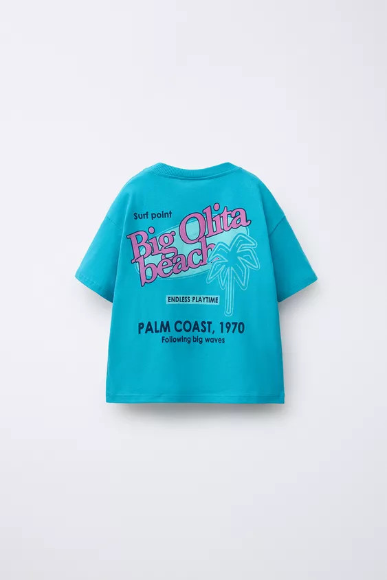 TEXT PRINT T-SHIRT | Zara US